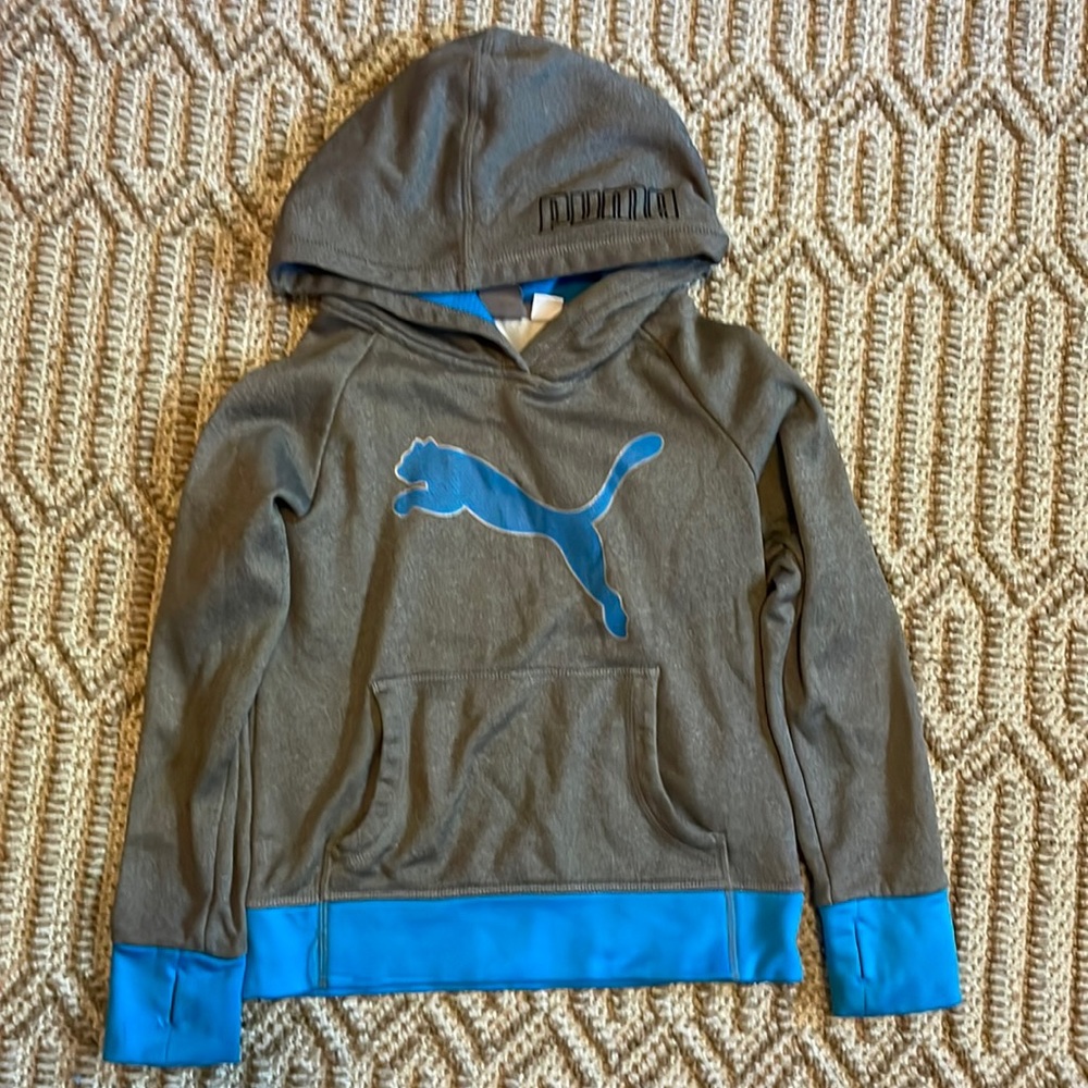 Hooded Puma sweatshirt kids size 6